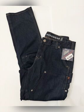 ✨NEW✨ Dovetail Workwear Brit Utility Jeans Reinforced - Indigo Denim Size 12